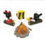 Ensemble de 4 statues de jardin Disney Mickey and Minnie