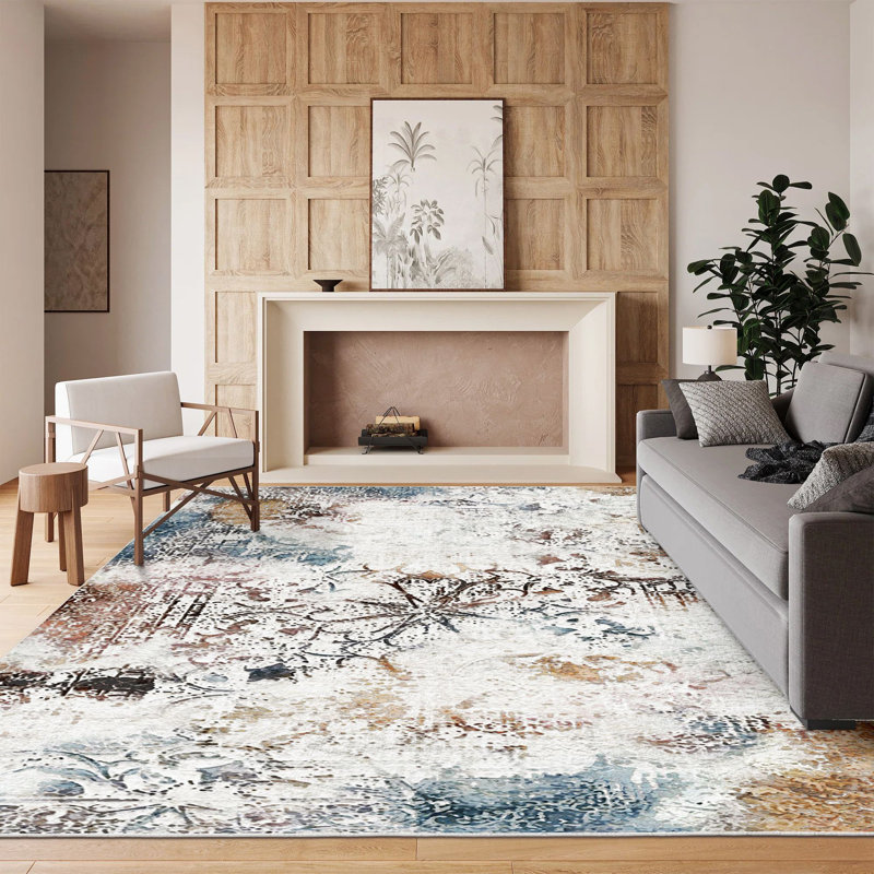Luxurious Hall Carpet, 100% Velvet Fabric, 2.6 x 9.8 ft | Antibacterial & Non-Slip | 0.4 in Pile Height, Machine Washable | Durable Woven Design with 3D Digital Printing | Perfect for Home Entryways & Living Rooms