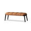 Banc en cuir massif de style nordique pour le salon et la chambre à coucher-1675753808
