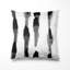 Coussin Modern Modern - coussin à imprimé ikat noir minimal-125947255