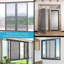 Rouleau de moustiquaire de 48 po x 48 pi en acier inoxydable 304, remplacement d'écran noir haute transparence, treillis métallique durable, adapté aux portes, patios, porches, facile à bricoler, facile à couper et à installer