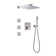 Système de douche complet avec valve brute