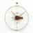 Black Round Analog Wall Clocks