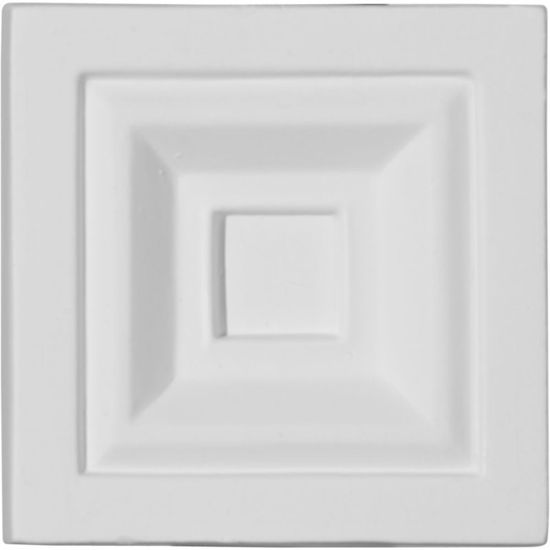 3 3/4"W x 3 3/4"H x 1 1/8"P Eris Plinth Block