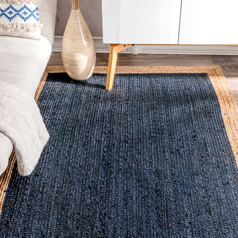 Knox Solid Colour Jute / Sisal Area Rug, Rectangle 152 x 244cm