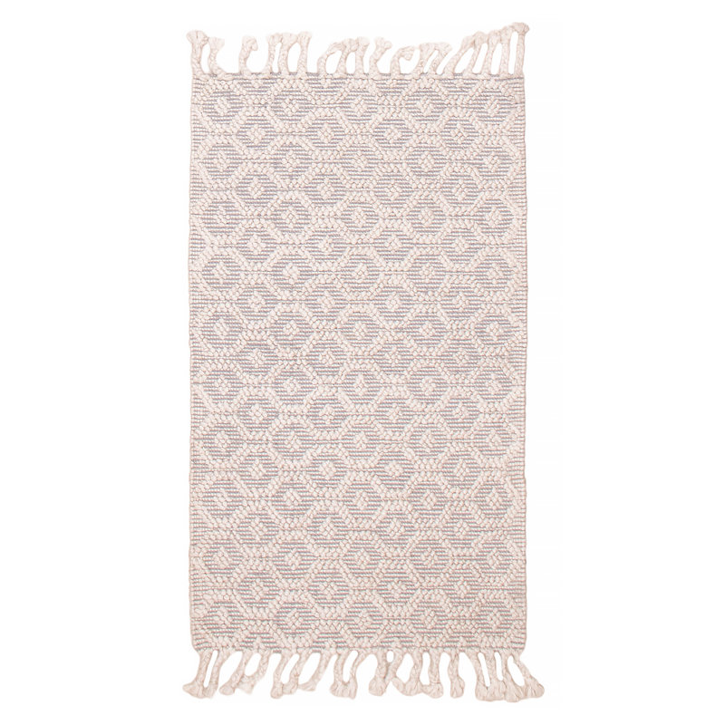 Izzabela Wool Geometric Indoor Rug