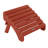 Hinz Outdoor Adirondack Chair With Ottoman-119034085