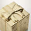 Present Box Golden Ornament