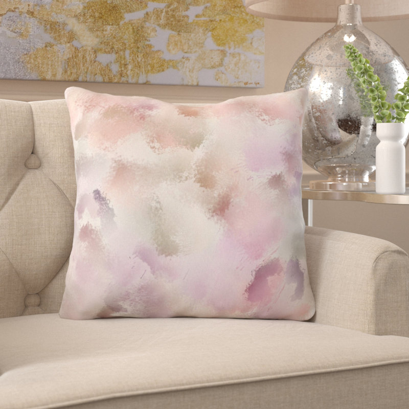 Coussin abstrait Wittig, Microsuède, Intérieur