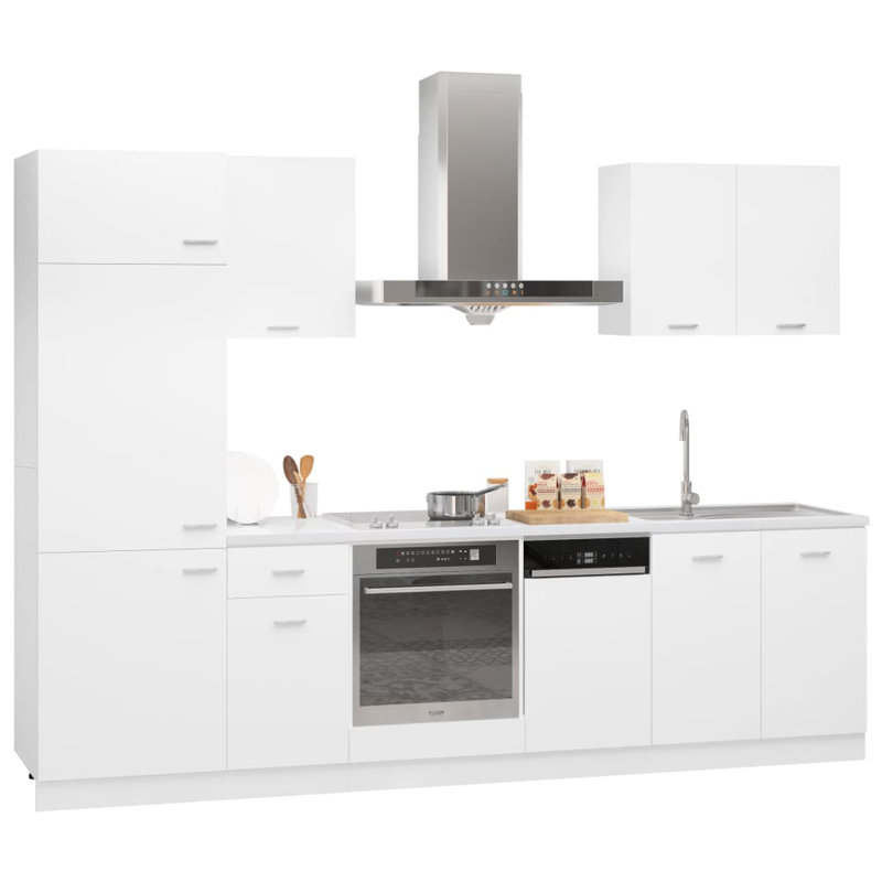 Lyon Kitchen Cabinet Set Lyon, White