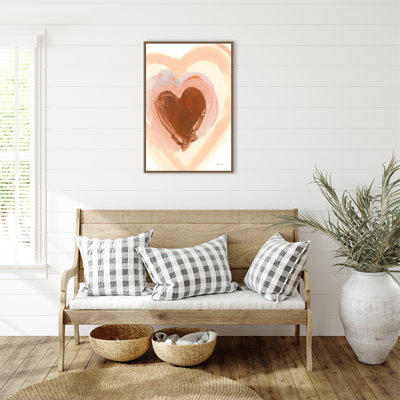 «Baby Love Heart» par Yvette St. Amant, reproduction d'art sur toile encadrée