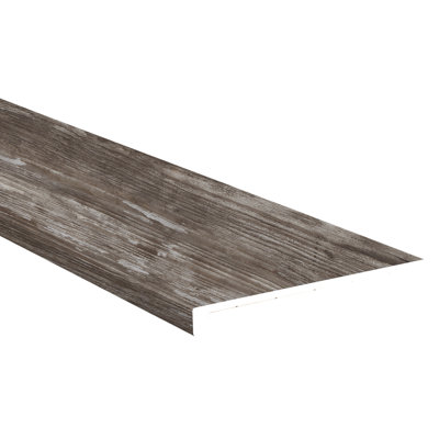 1.25 in. T x 47.25 in. L x 12.01 in. W Luxury Vinyl Flooring Trim Eased Edge Stair Tread