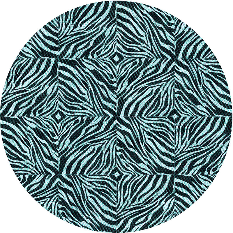 Abstract Indoor Rug, Rectangle 4' x 6'