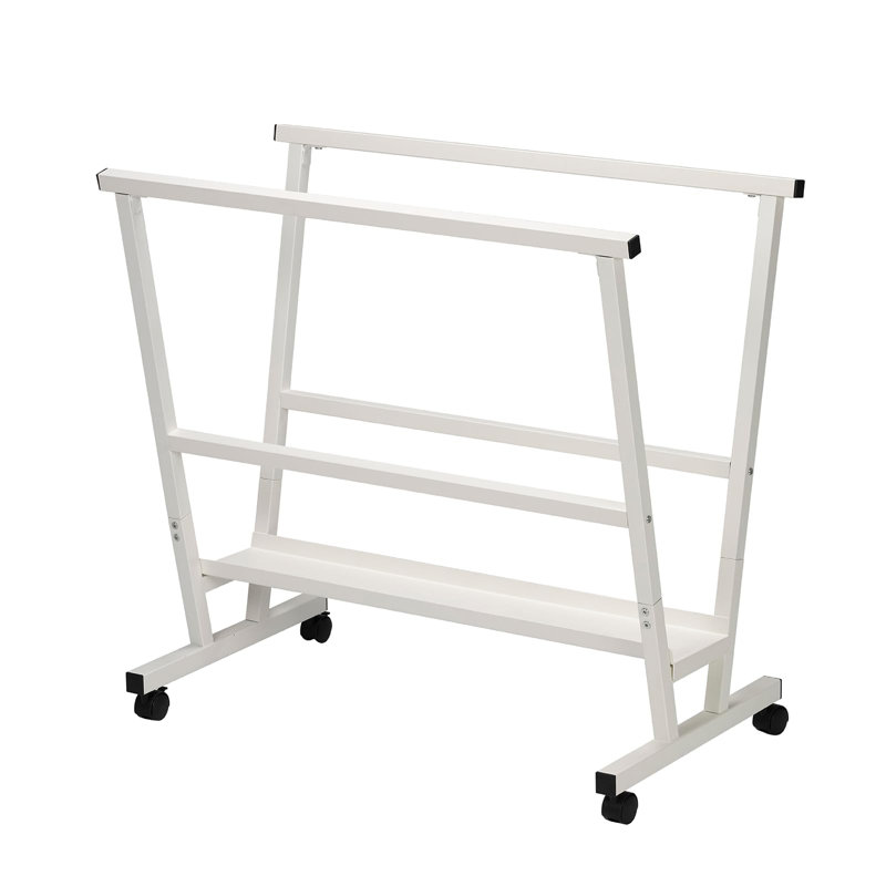 Metal Rolling Drying Rack, White