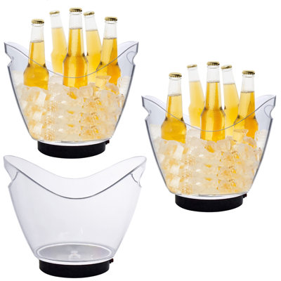 ESHOO 7.8'' H x 9.2'' W 0.88 Gallons Ice Bucket