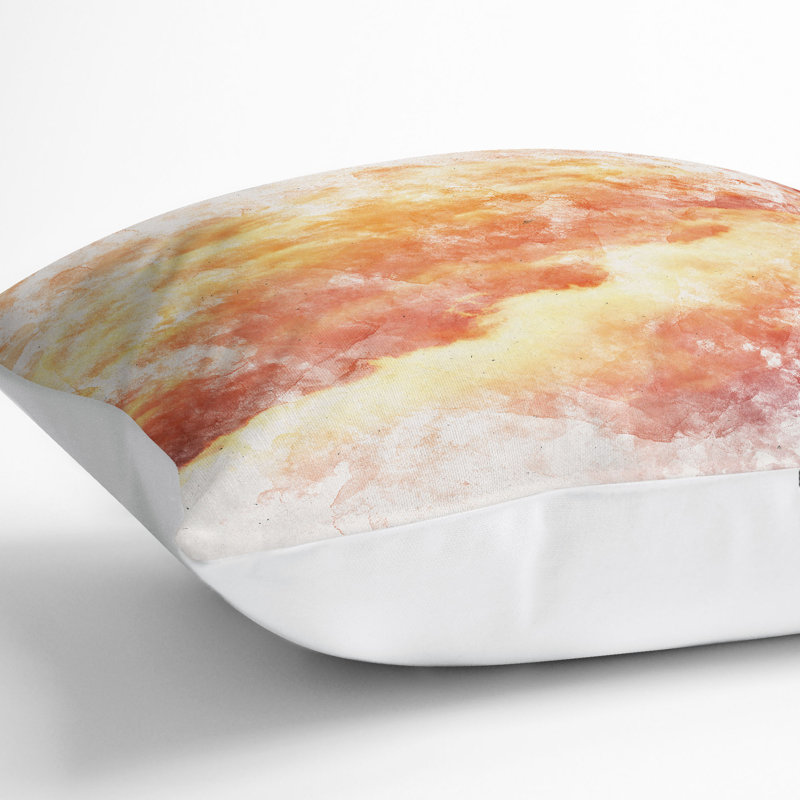 Passing Clouds Cushion with Filling, White, 55cm H x 55cm W x 20cm D