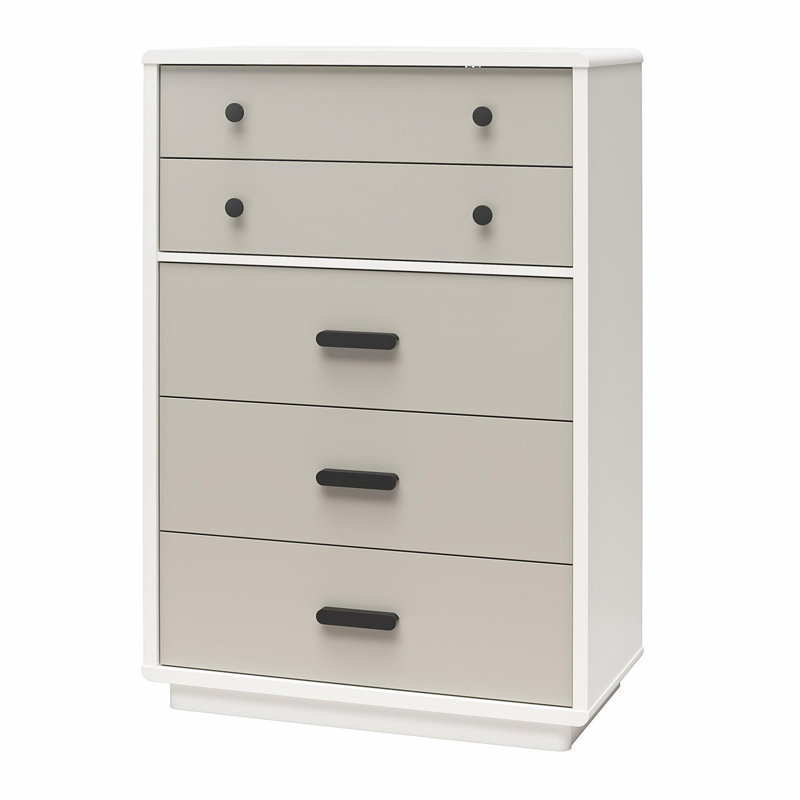 Grande commode en bois avec 5 tiroirs de rangement | Idée de cadeau