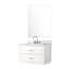 Meuble-lavabo blanc 30 po X P 22 po, baignoire sur comptoir en marbre 30 po x 22 po, comptoir, robinet inclus