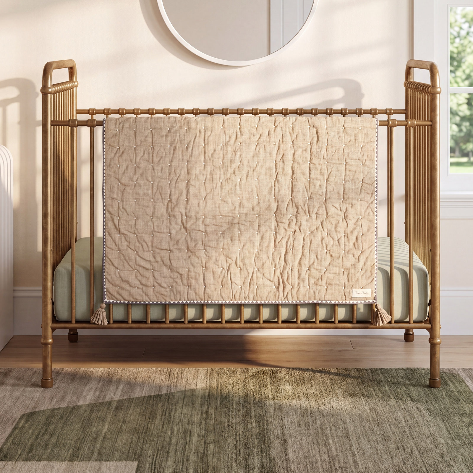 Ezra Handmade Cotton Baby Quilt