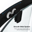 Ensemble de douche d'angle arrondi Breeze 84 cm L x 84 cm l x 196 cm H, noir mat, porte coulissante transparente, parois et receveur-1597569727-1524720454