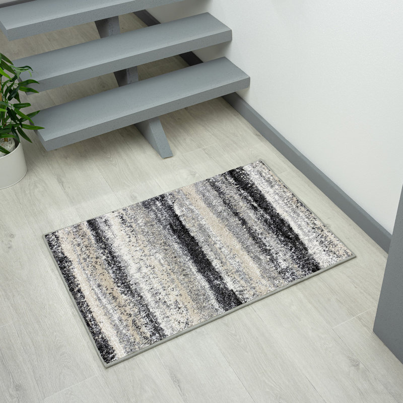 Tapis gris / beige Ellensburg, Rectangle 2 pi x 3 pi