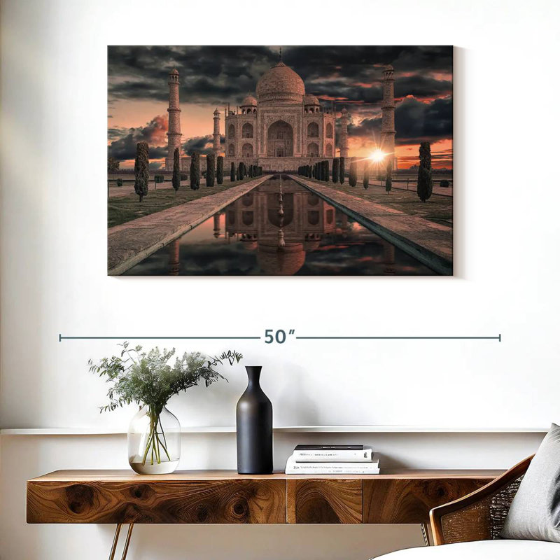 Taj Mahal à couper le souffle Adella, H 26 po x l 39 po