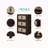 20" Side Wide Folding Storage Cabinet ,5 Tiers,19.69"×11.81"×50.00",Collapsible Storage Bins With Magnetic Door, Plastic Storage Cabinet With Wheels-768399409-768399412