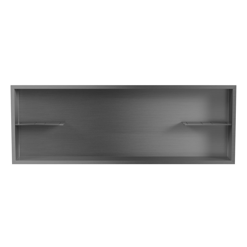 Niche de douche H 12,6 po x l 36,2 po x P 4 po, Bronze industriel