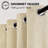 Lythrodontas Faux Linen Total Blackout Curtain Panels-75185242-75185229