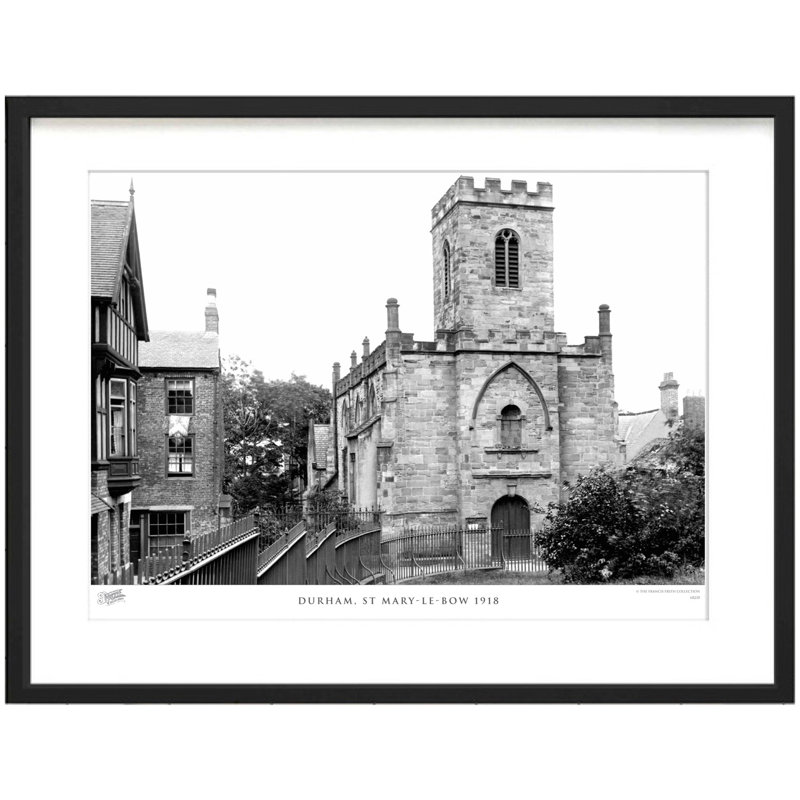 Durham, St Mary Le Bow 1918 by Francis Frith - Single Picture Frame Print, 28cm H x 36cm W x 2.3cm D