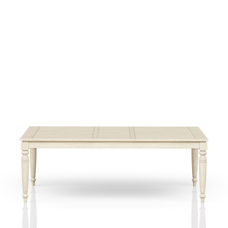 Table With Leaf - Whitewash