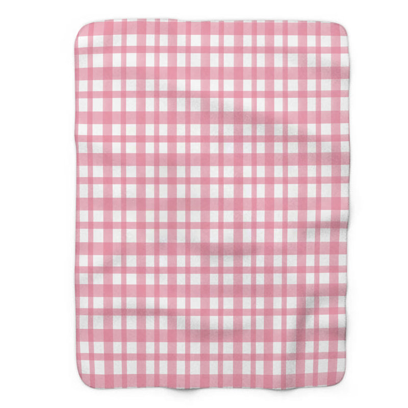 Couverture rose 1 pièce, L 60 po x L 80 po
