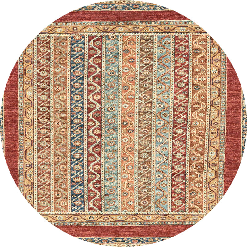 Abstract Indoor Rug, Round 3'