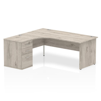 Zetta Solid Wood Executive Desk
