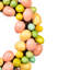 Vickerman 13" Artificial Pastel Easter Egg Wreath on a grapevine base.