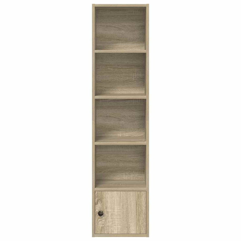 Conary 31cm W Bookcase, (5 Shelves) 127cmH x 31cmW x 24cmD, Sonoma Oak