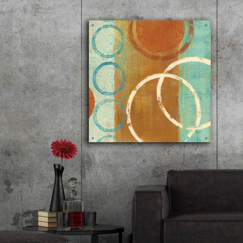 «Abstract Of Circles» par Studio Mousseau, H 36 po x l 36 po x P 0,2 po