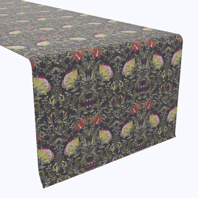 Table Runner, 100% Cotton, Floral 58