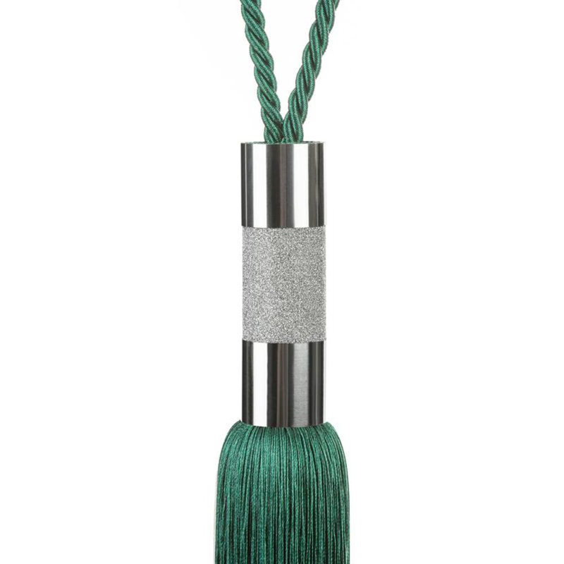 Marcelle Fabric 38cm Curtain Tieback, Green