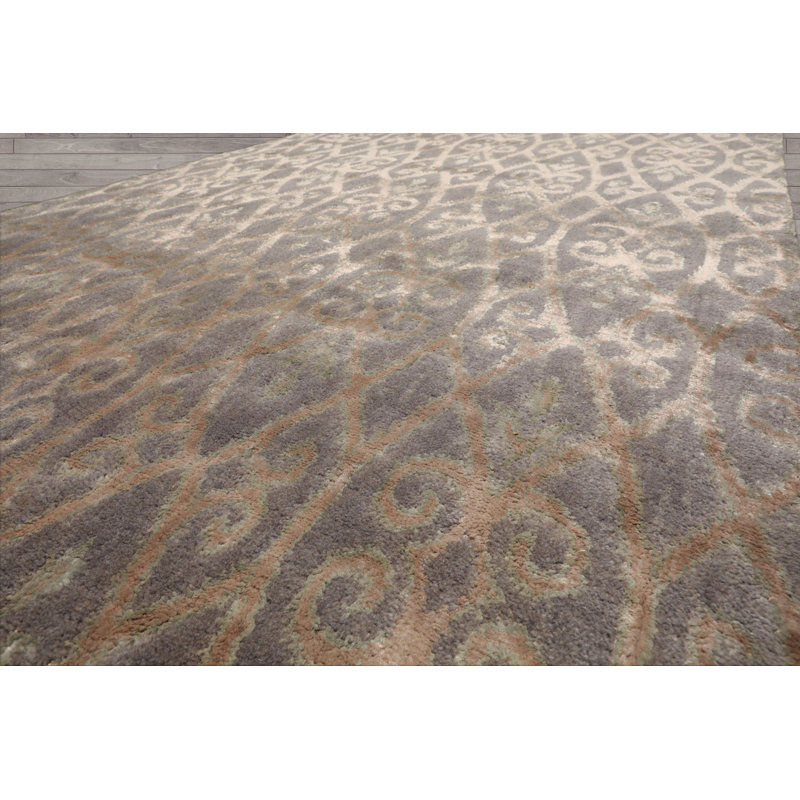 Mitsuyoshi One-of-a-Kind Rectangle 4'1'' X 6'1'' Wool Area Rug in