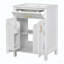 Meuble-lavabo simple 24,2 po avec comptoir en céramique Sibylle