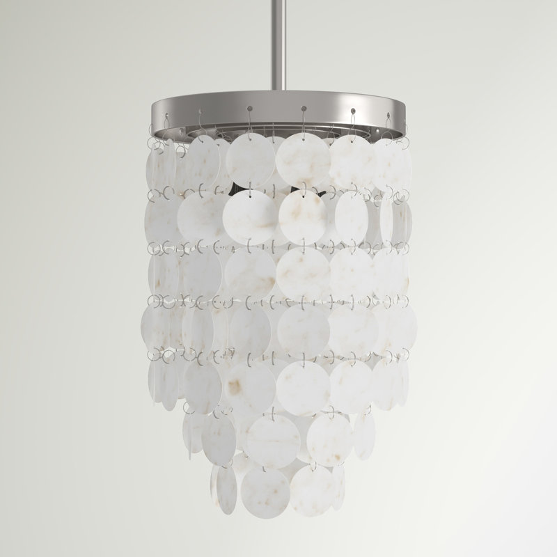 Stratton 1 - Light Polished Nickel Single Pendant