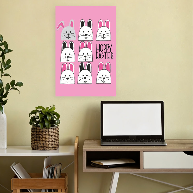 Reproduction d'art mural Hoppy, H 18 po x l 12 po