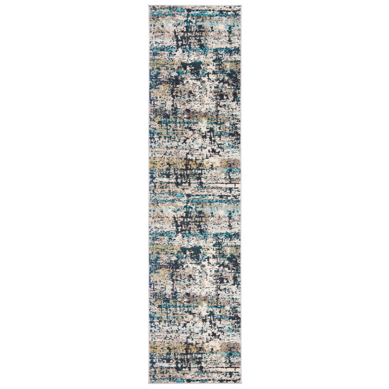 Forney Abstract Area Rug, Runner 61 x 244 cm