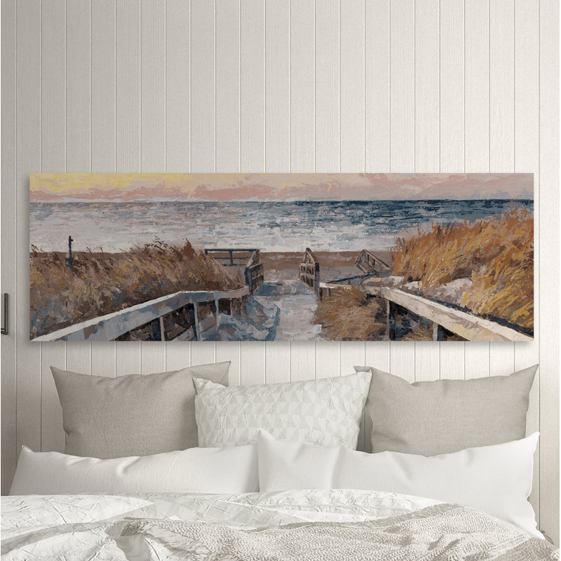 Inviting Walkway - Wrapped Canvas Painting, 61cm H x 182cm W x 3.81cm D