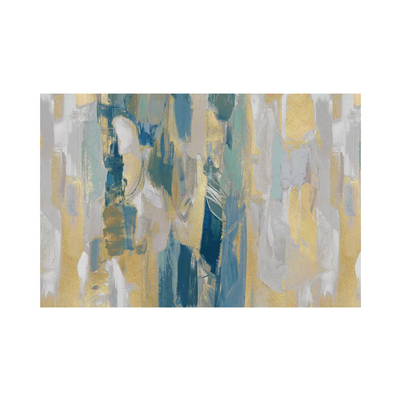 Revelation Teal by Jennifer Martin - Wrapped Canvas Painting, 66.04 cm H x 45.72 cm W