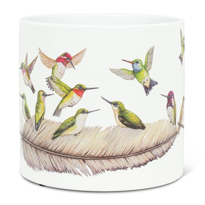 Ceramic Pot Planter, 6.5" H x 6.5" W x 6" D