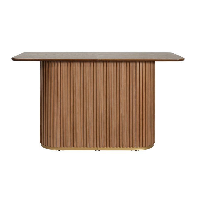 Table de salle à manger à hauteur de comptoir Modern Light, Bois naturel