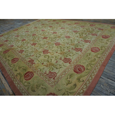 Antique Large Spanish Carpet Europe Knotted Rug