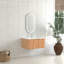 Armoire de salle de bain murale flottante en bois massif 30 po-126271701
